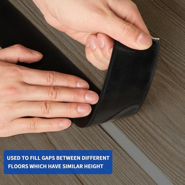 Detalle 2 de Laminate threshold strip 5cm PVC 3m