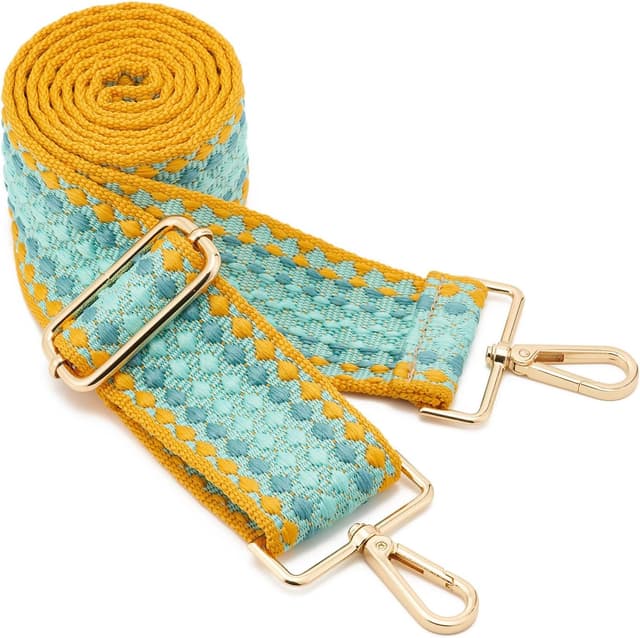 Detalle 2 de ZOUIQSS wide shoulder strap replacement belt for canvas crossbody bags (adjustable, 5cm wide)