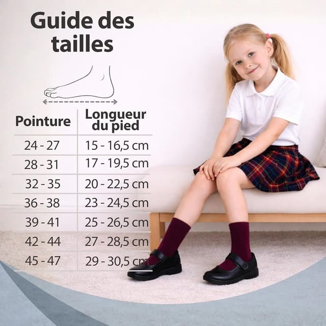 Thumbnail 5 de bisoo Chaussettes enfant coton 24-47