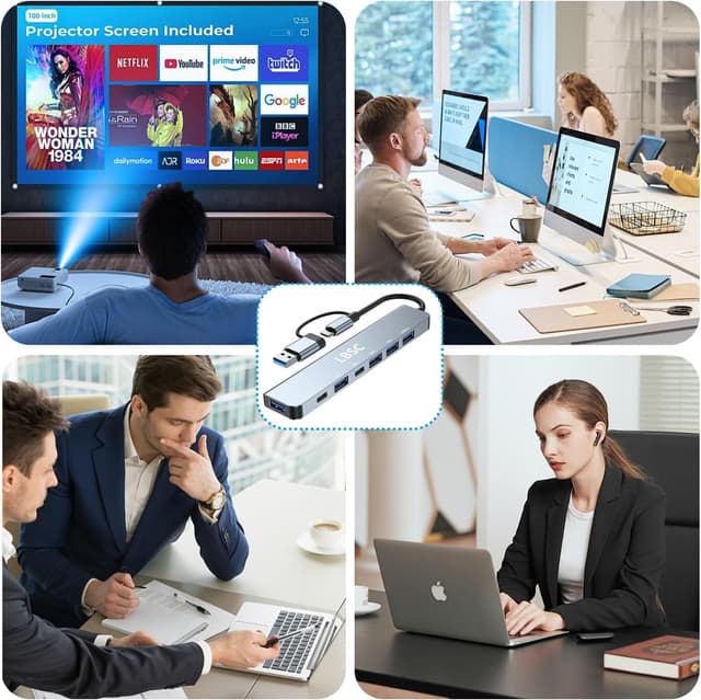 Thumbnail 5 de USB C Hub 7-in-1 USB splitter