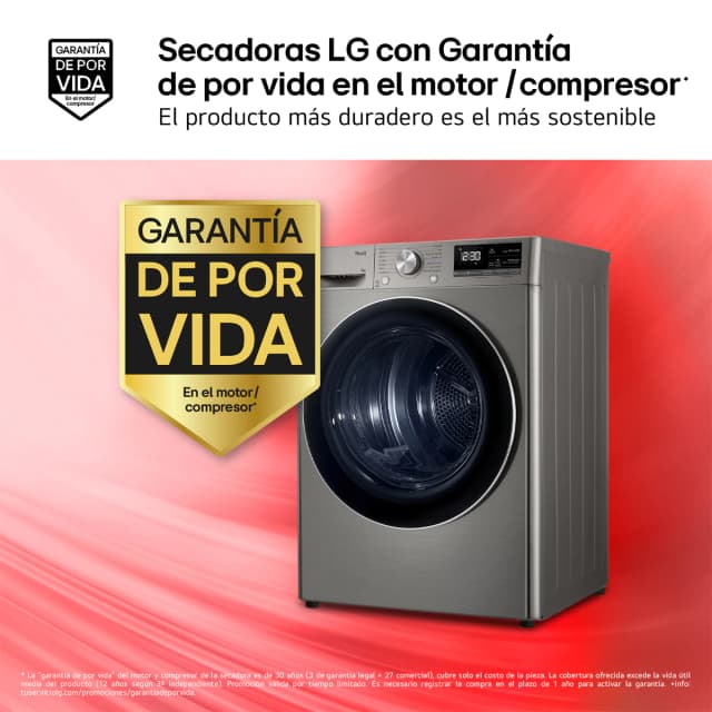 Detalle 2 de LG RH90V9PV2N secadora 9 kg