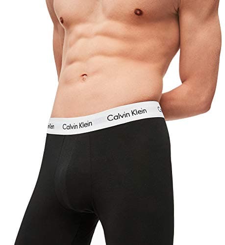 Detalle 2 de Calvin Klein pack de 3 calzoncillos bóxer Cotton Stretch para hombre negro (Black) talla M