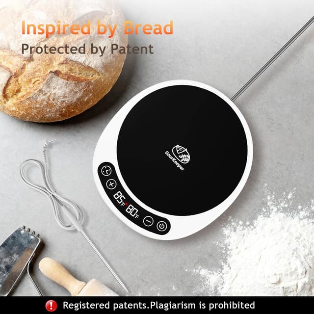 Detalle de SourKeeper Larger 2-in-1 Starter Warmer 1°F