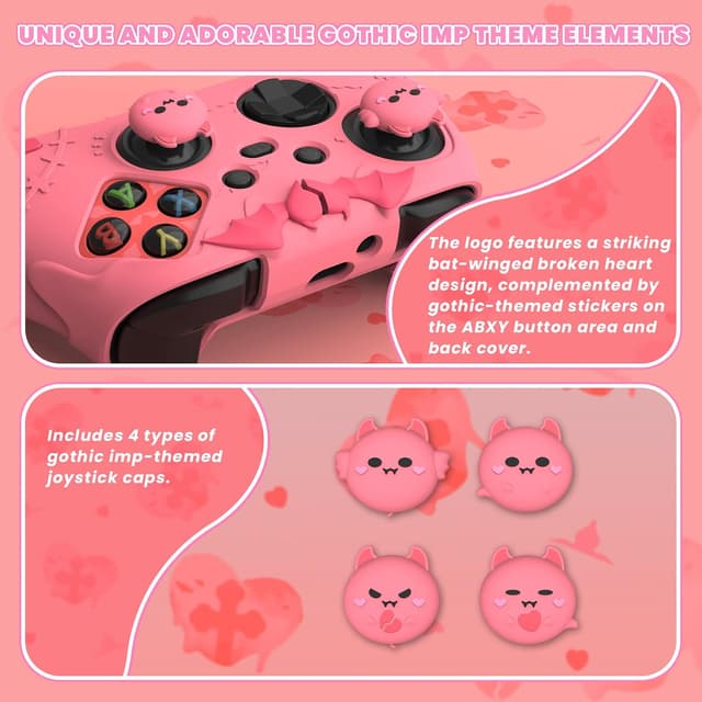 Thumbnail 2 de PlayVital <strong>Funda de Silicona</strong> para Xbox Series X|S 🎮 Rosa Melocotón