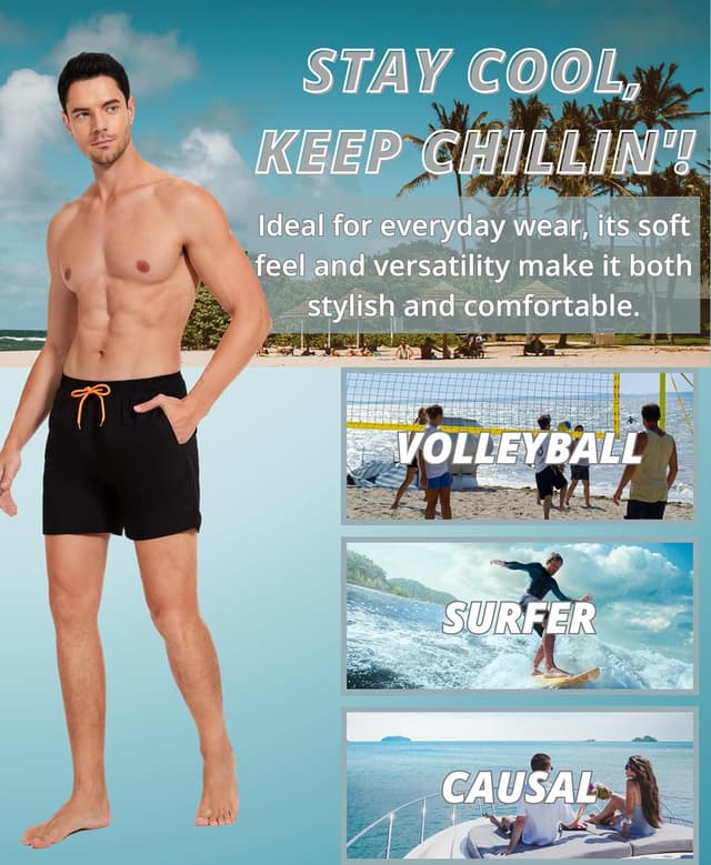 Detalle 1 de AMZSPORT costume da bagno uomo 100% poliestere