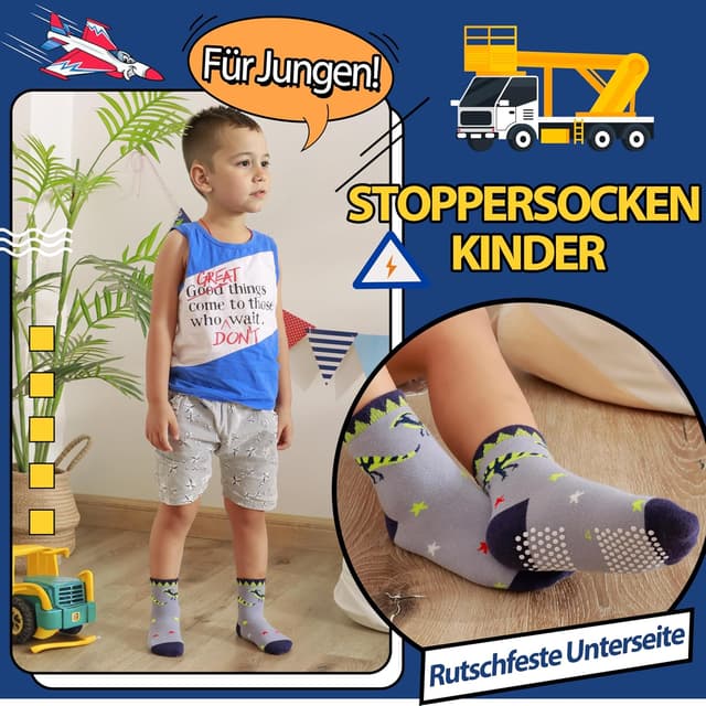 Thumbnail 3 de Welwoos Stoppersocken Jungen 12 Paar