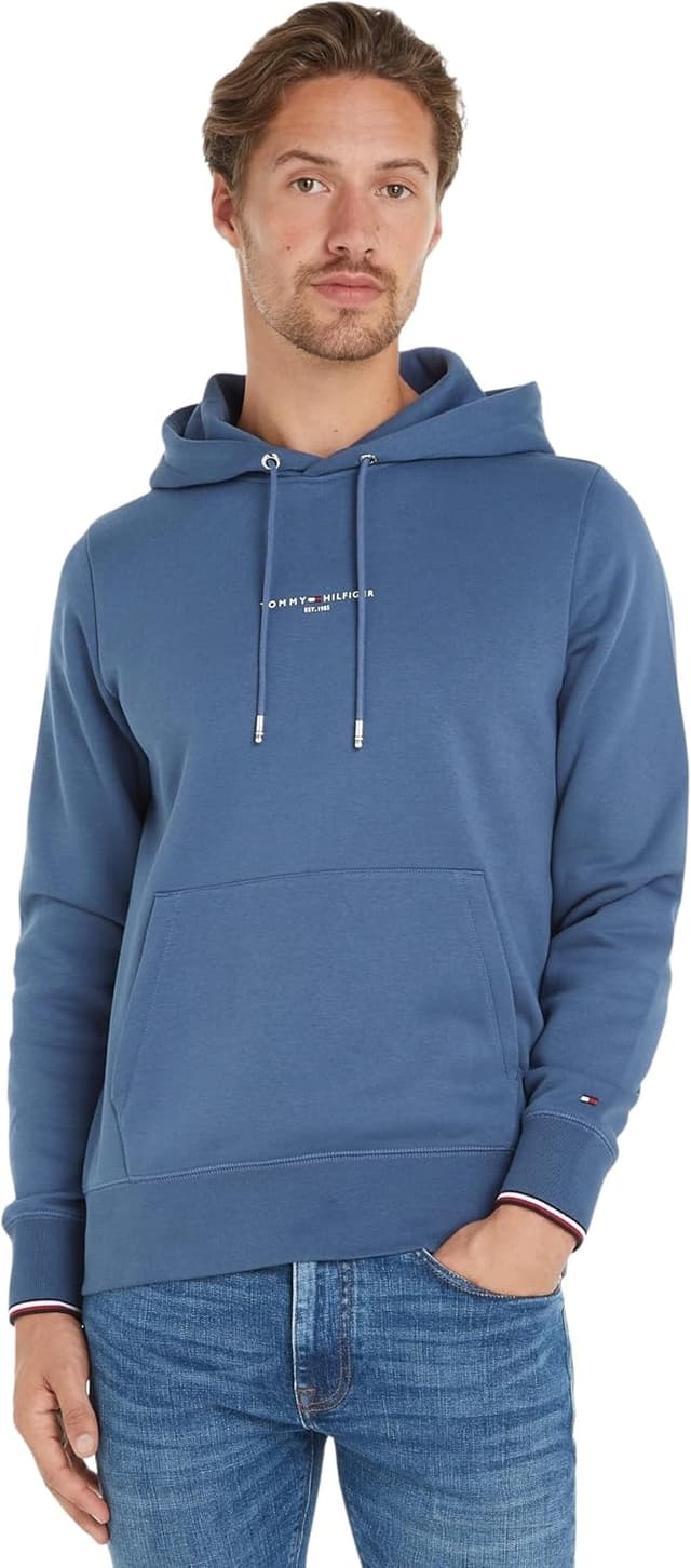 Thumbnail 6 de Tommy Hilfiger Herren Hoodie – lässiger Kapuzenpullover mit Tunnelzug