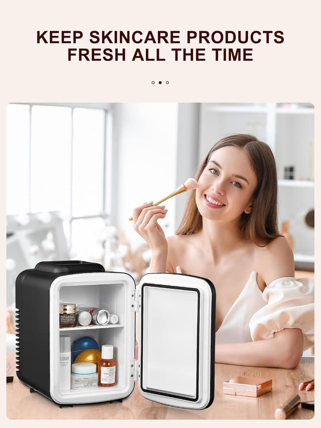 Detalle 2 de Mini-Kühlschrank 6 Liter mit 9 Dosen 6L