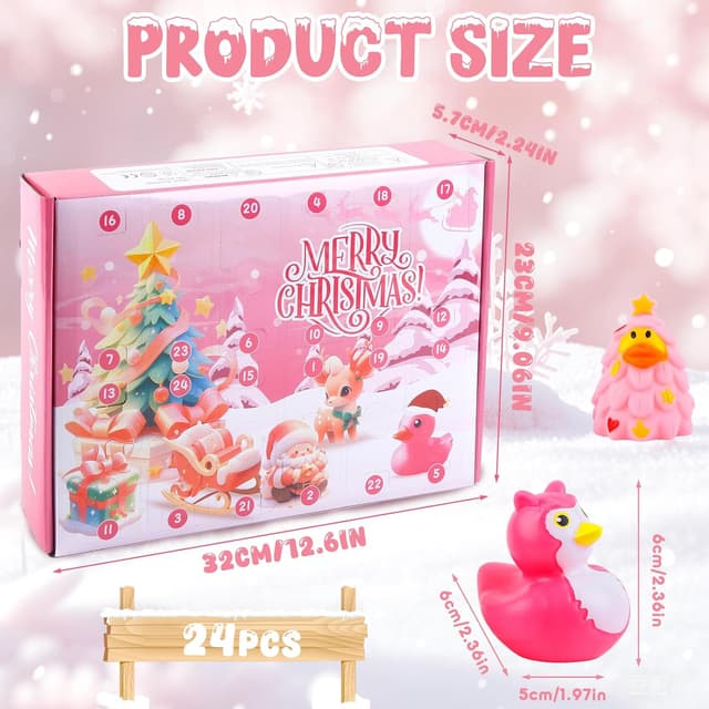 Detalle 2 de Adventskalender 2025 Kinder „Tiere Bauernhof“ mit 17 Bauernhoftieren und 24 Türchen (ab 3 Jahren)