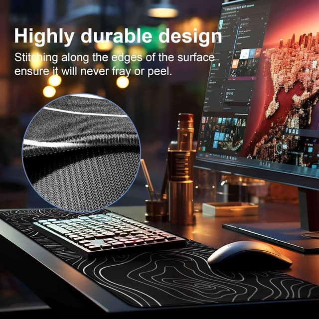 Detalle de DAWNTREES Extended Desk Pad 900 x 400mm