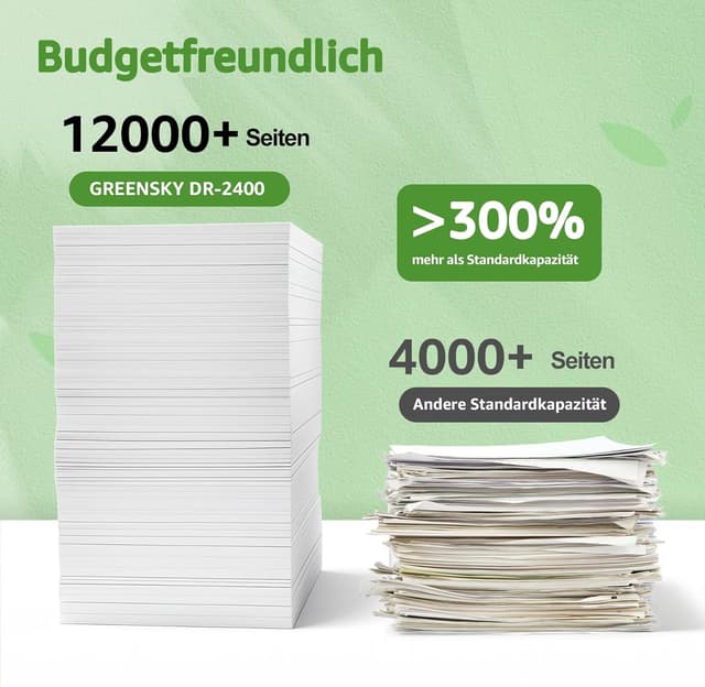 Detalle 2 de DR2400 Trommel kompatibel für Brother – DR-2400 Trommeleinheit für HL-L2350DW, MFC-L2710DW & mehr