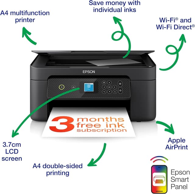 Thumbnail 1 de Epson XP-3205 3-in-1 Printer 🖨