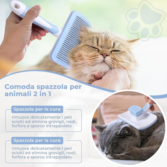 Detalle de Vinabo Brosse autonettoyante pour animaux 95%