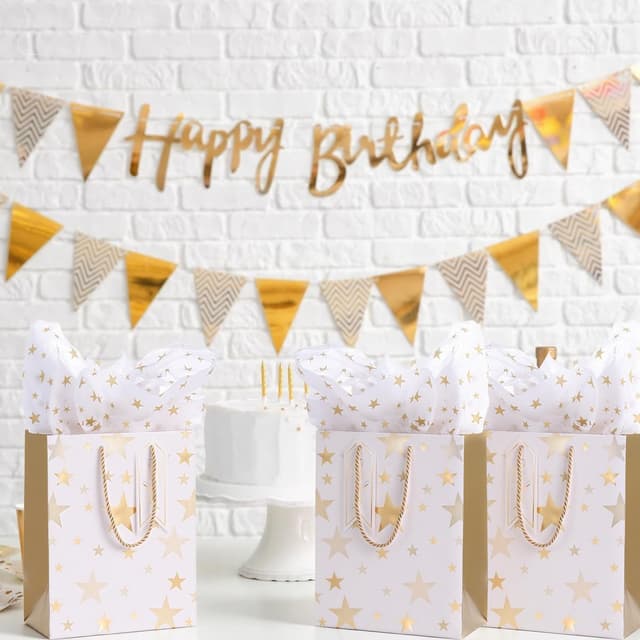 Thumbnail 2 de Medium gift bags set 6pcs, 23H x 18W x 10D