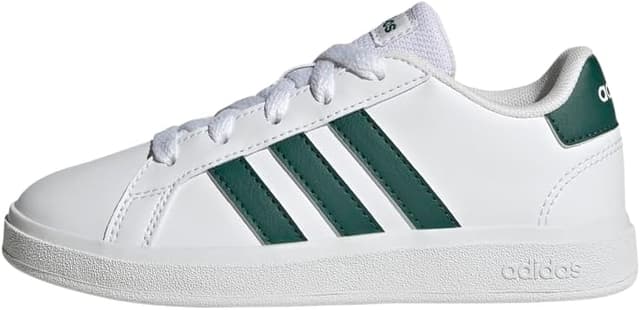Detalle de adidas Unisex Kids Grand Court lifestyle lace-up trainers