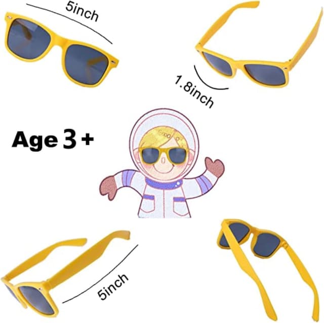 Detalle 2 de INNOCHEER Kids Party Sunglasses (Bulk Pack of 12) with UV400 Protection, Neon Styles