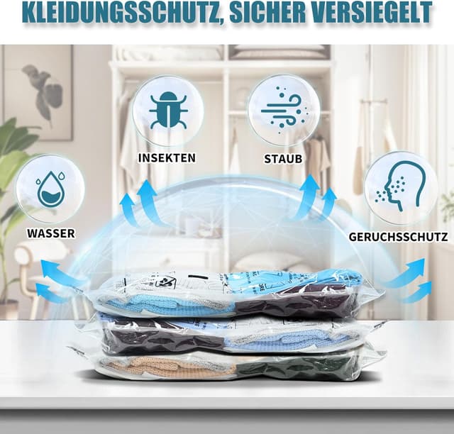 Detalle de Accenter Vakuumbeutel 5er Set 3 Jumbo 100x80