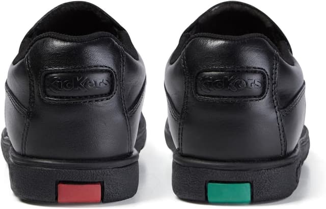 Detalle de Kickers Boy’s Fragma Slip On Moc Toe leather shoes