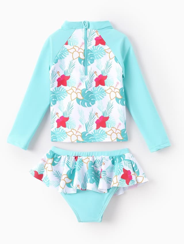 Detalle de Peppa Pig Maillot de bain 2 pièces fille (tankini manches longues) imprimé sirène