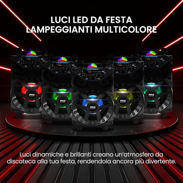 Thumbnail 3 de Pyle Cassa Bluetooth 580W potente per feste