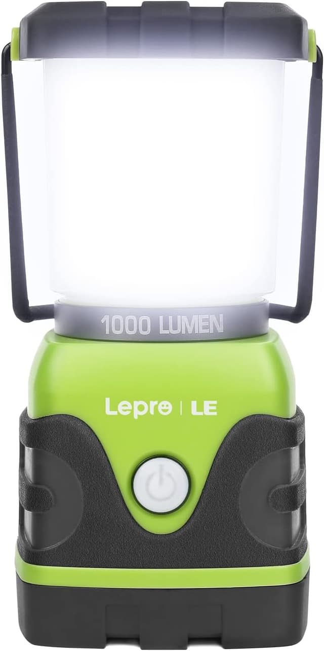 Detalle de LE LED Campinglampe „Ultra Hell“ mit bis zu 1000 Lumen, 3 Helligkeiten & dimmbar – batteriebetrieben, IPX4