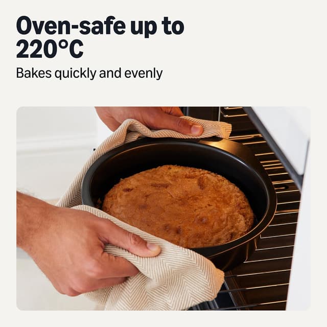 Thumbnail 3 de Amazon Basics Nonstick Round Cake Pan, Dishwasher and Oven-Safe, 22.8 cm., Set of 2
Amazon Basics Nonstick Round Cake Pan, Dishwas…