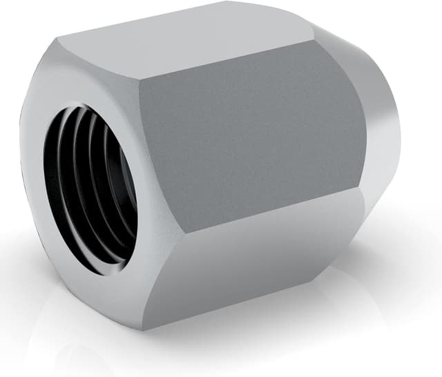 Detalle de Lot de 4 raccords femelle AUPROTEC 3/8" x 24 UNF pour tuyau de frein 4,75 mm (évasure double type E, type H, DIN/ISO 1651)