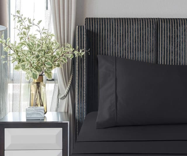 Thumbnail 3 de Utopia Bedding Sábanas 4 Piezas 180x200 - Comfort Negro