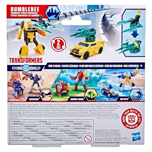 Thumbnail 11 de Hasbro Transformers Cyberworld Bumblebee, figura 2 en 1