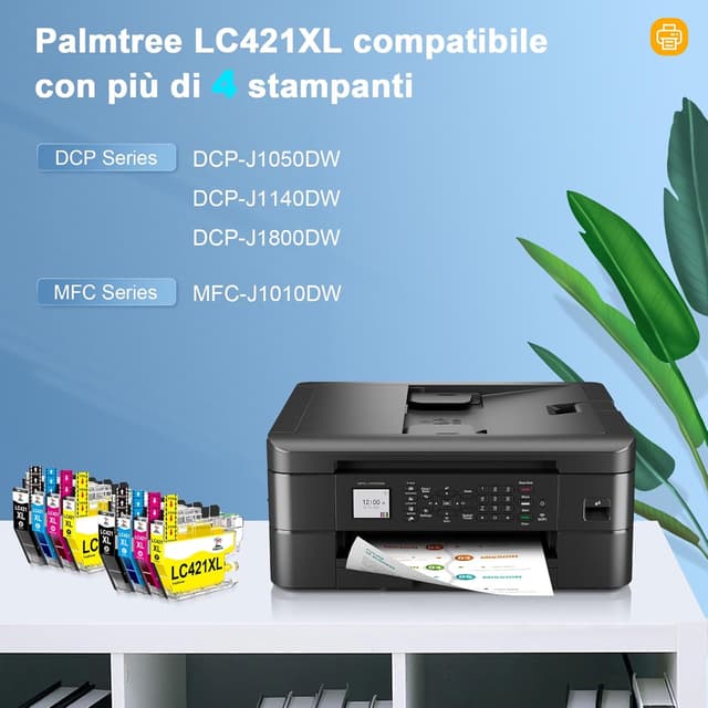 Detalle 2 de Palmtree LC421XL cartucce compatibili 8-Pack
