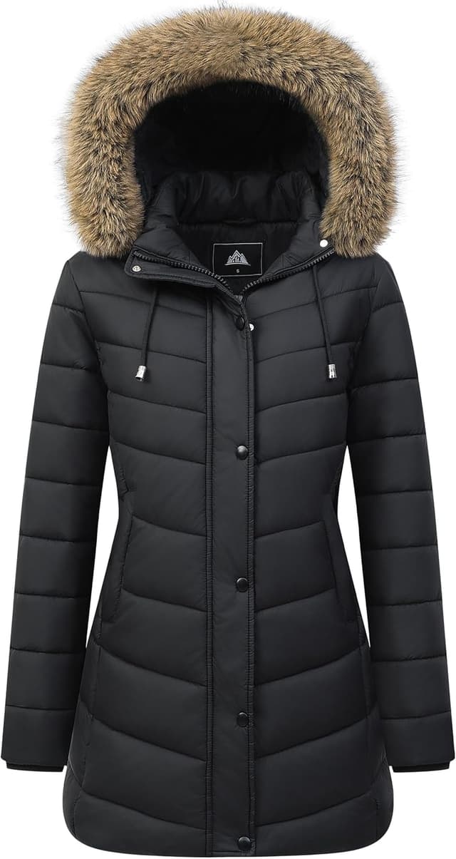 Imagen de Pufflady Women's Long Down Coat en OfertitasTOP