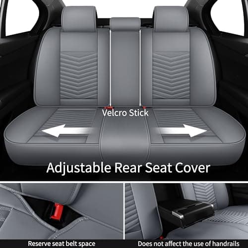 Thumbnail 3 de HChengkikz Style1 5-Piece Car Seat Covers, Grey