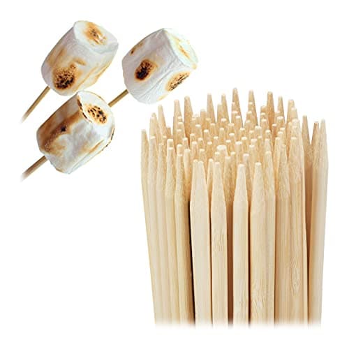 Imagen de Relaxdays Pinchos de Madera 40 cm — set 250 🍽 en OfertitasTOP