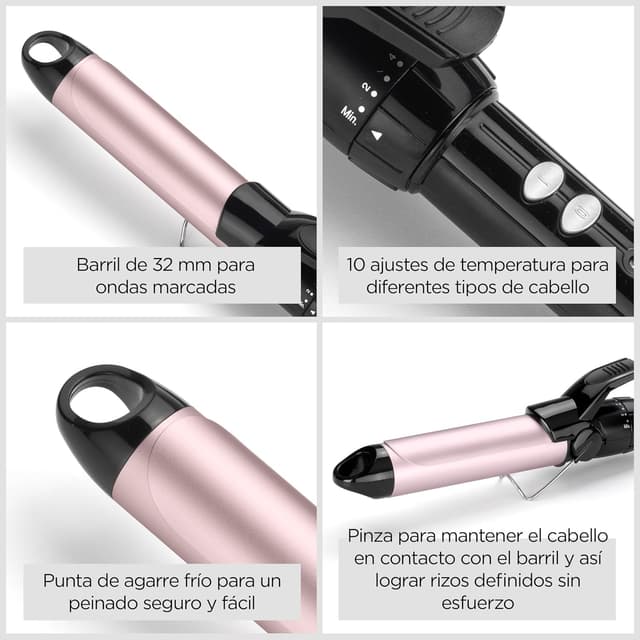 Thumbnail 3 de BaByliss C332E tenacilla 32 mm para rizos