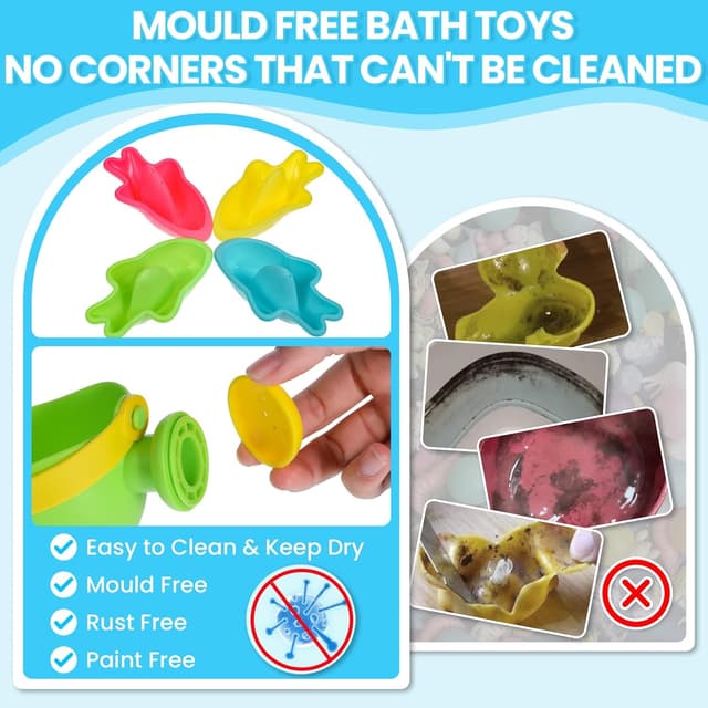 Thumbnail 1 de Baby Bath Toys 10PCS Set for 1–4 Year Olds