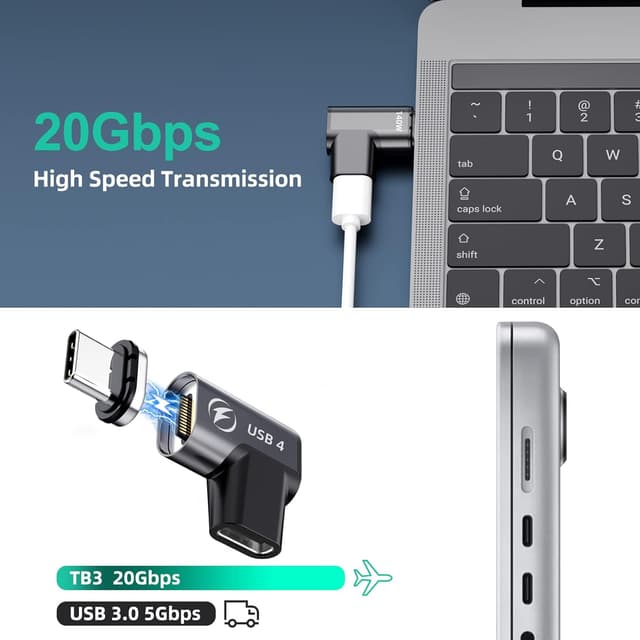 Thumbnail 2 de 140W USB C Magnetadapter 2er Pack