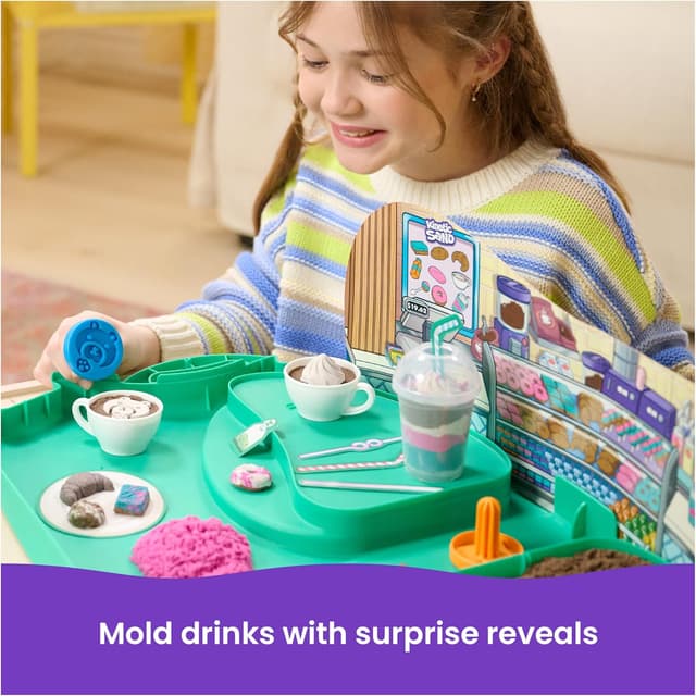 Detalle 2 de Kinetic Sand Café Case 793g play sand set