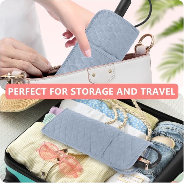 Detalle 2 de WRORUNER Heat Resistant Hair Tools Organizer Bag (13.8" x 5.5")