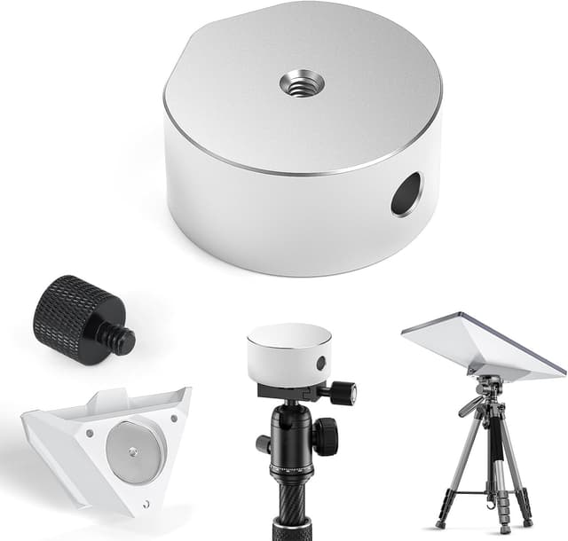 Detalle de XLTTYWL 2025 Starlink Mini-Stativadapter aus Aluminium mit 1/4-20 & 3/8-16 Gewinde