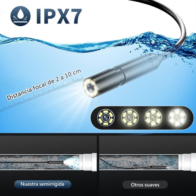 Thumbnail 2 de Ruycllo Endoscopio 8mm per smartphone, cavo 5m