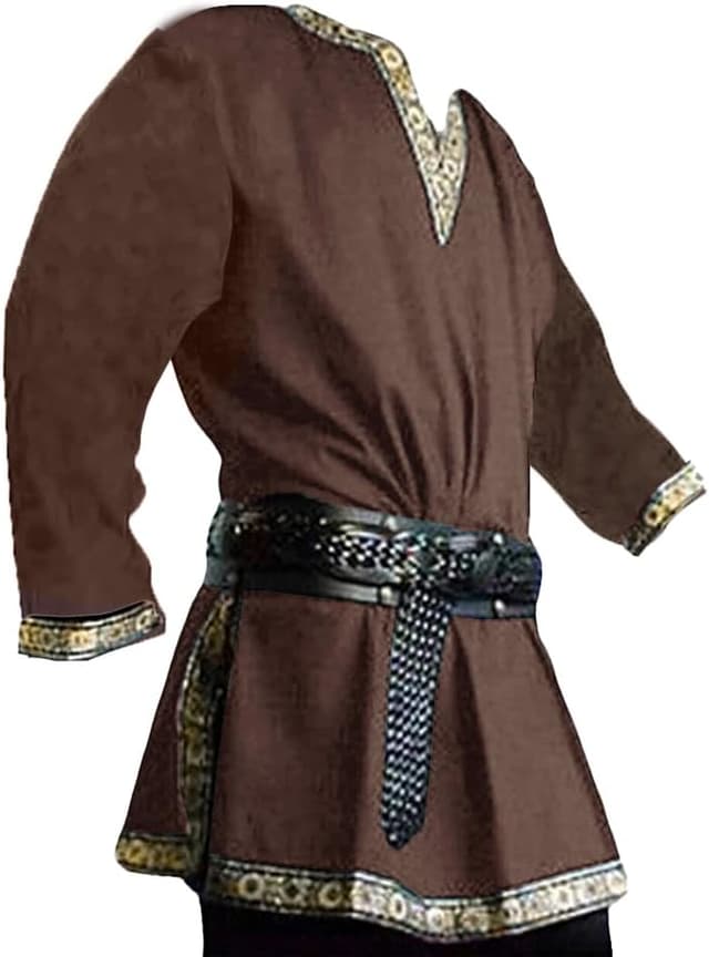 Thumbnail 6 de Runcati Herren Mittelalter Tunika LARP 🎭