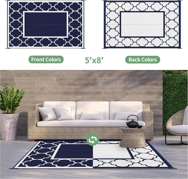 Detalle 2 de GENIMO 5' x 8' Outdoor Rug