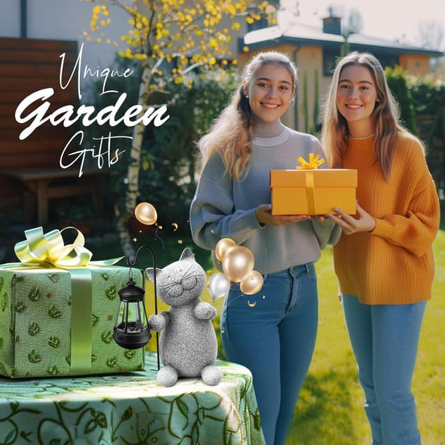 Thumbnail 5 de Eletorot Cat Gifts 20cm solar garden ornament