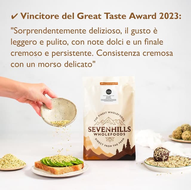 Thumbnail 3 de Sevenhills Wholefoods Semi di canapa 1kg