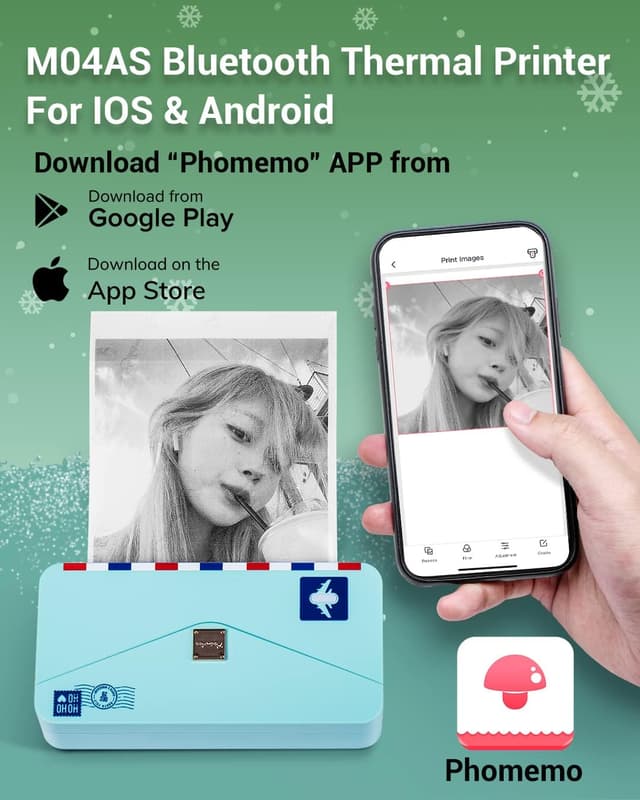 Thumbnail 2 de Phomemo M04AS stampante 110 mm 🖨