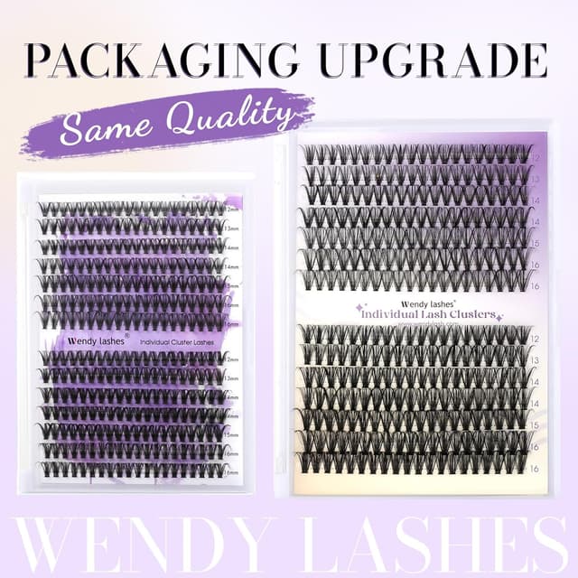 Thumbnail 1 de Kit de Extensiones de Pestañas Individuales 240PCS 🎀