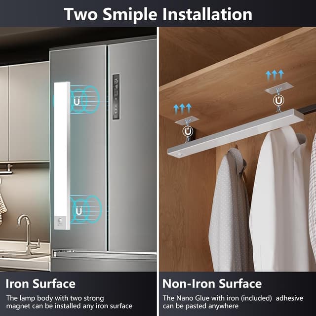 Thumbnail 4 de OUILA Luz LED Armario Sensor 3000K 60 LEDs