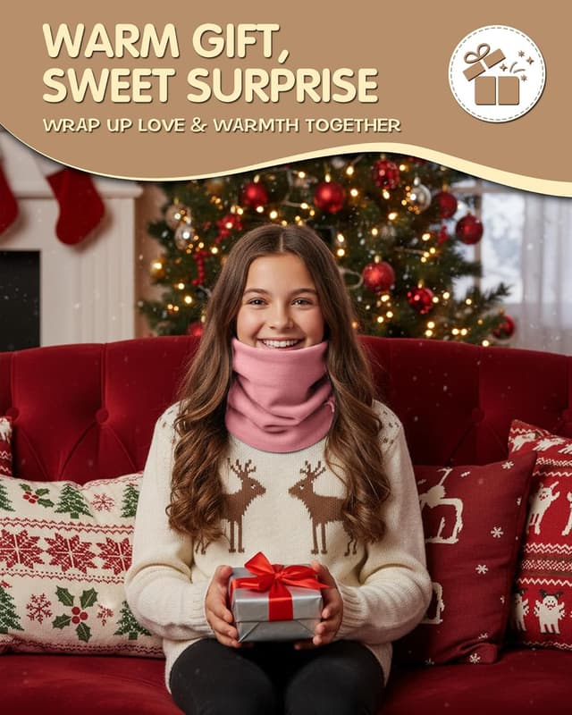 Thumbnail 6 de Tour de cou enfant YANIKY (fille/garçon) cache-cou doux, respirant et extensible