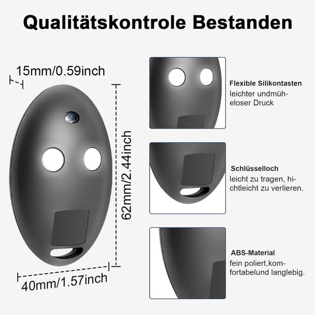 Thumbnail 5 de Mitto2 M telecomando 433 MHz 3 pezzi 📟