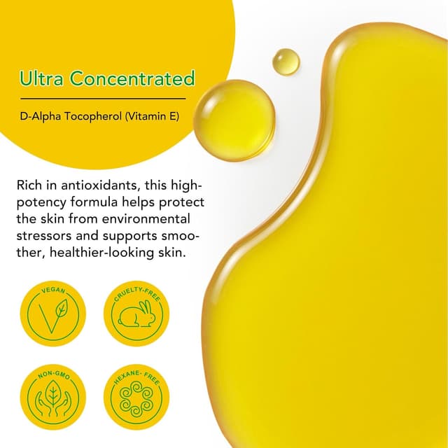 Detalle 2 de Vitamin E Öl 75000 IE für Hautpflege